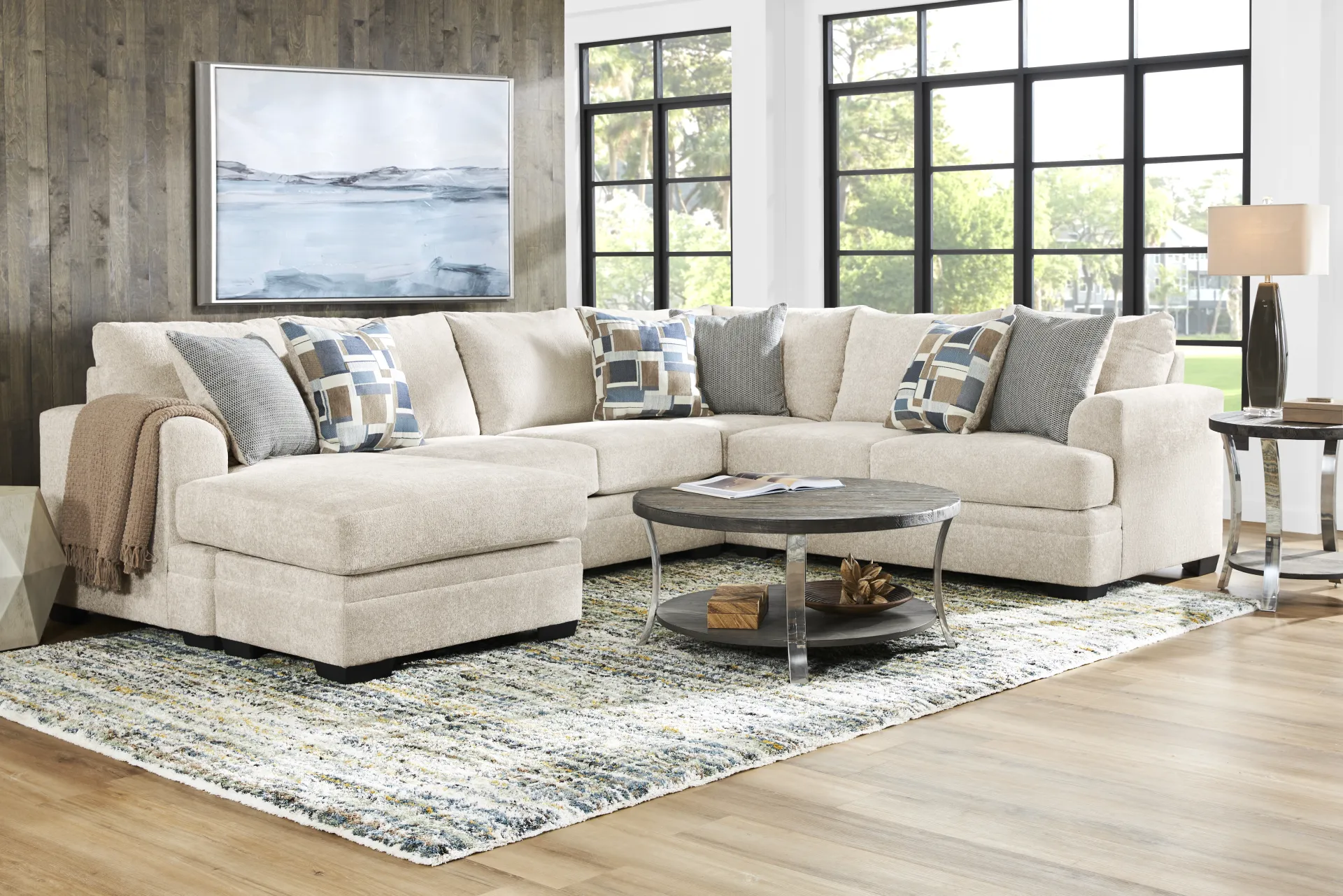 Copley Place Linen 2 Pc Sectional - Image 1