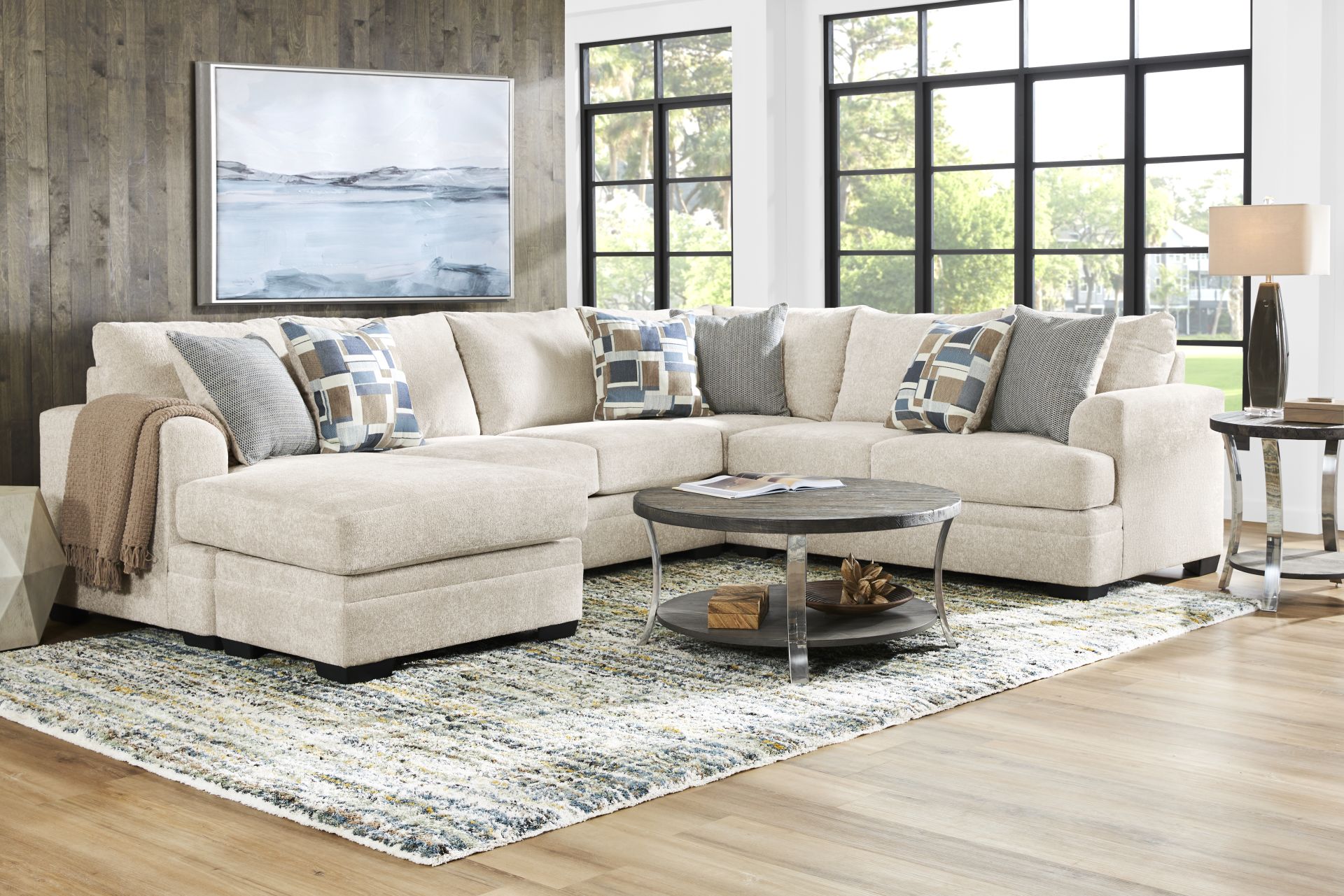 Copley Place Linen 2 Pc Sectional - Image 2