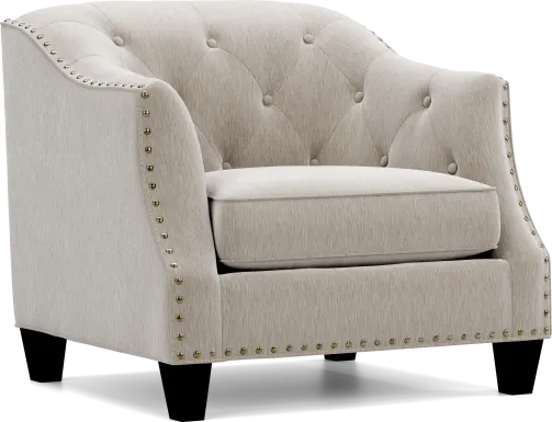 Shelton Platinum Accent Chair