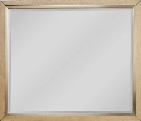 Alpine Lake Light Oak Finish Mirror