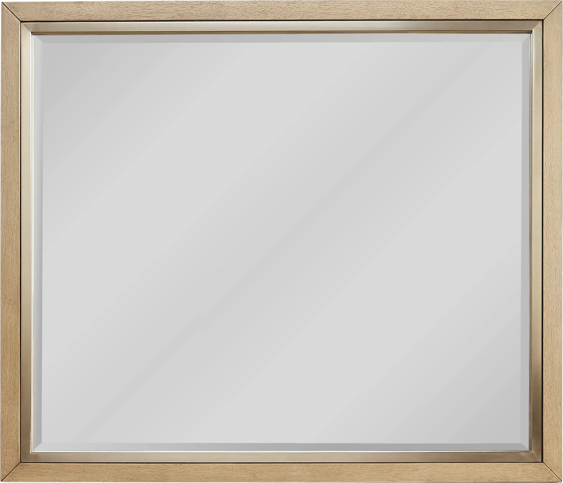 Alpine Lake Light Oak Finish Mirror