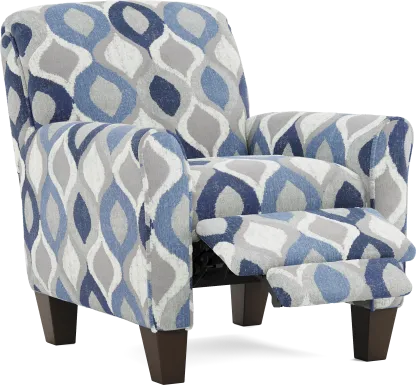 Dennin Heights Gray Push Back Recliner