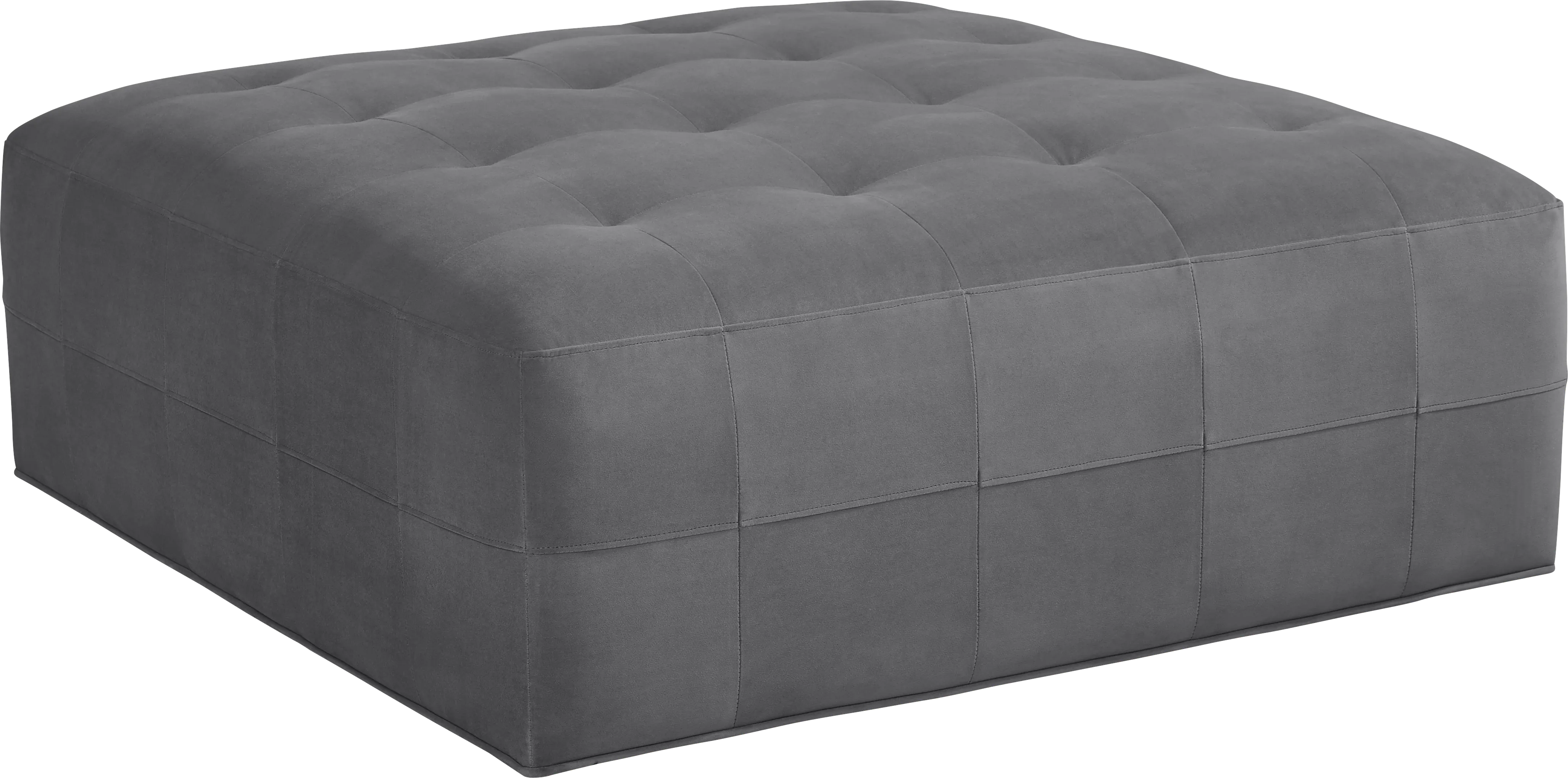 Harper Steel Cocktail Ottoman - Thumbnail - Image 1