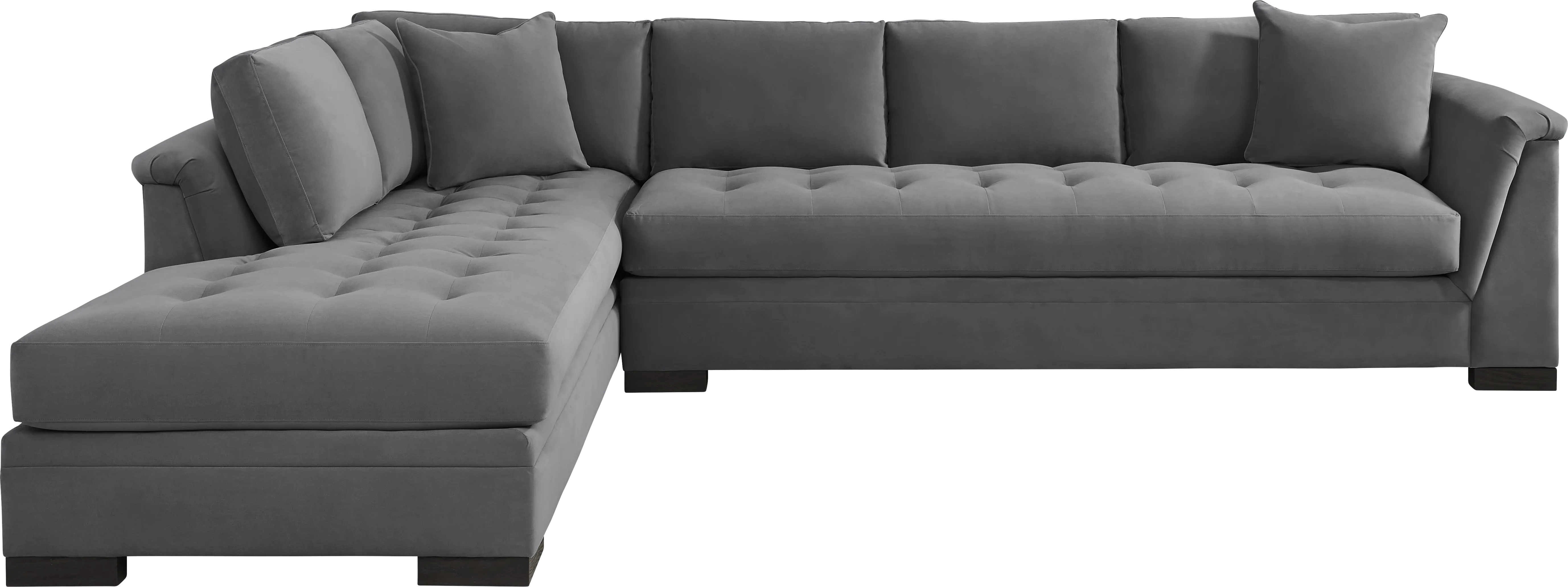 Harper Steel 2 Pc XL Sectional - Thumbnail - Image 1