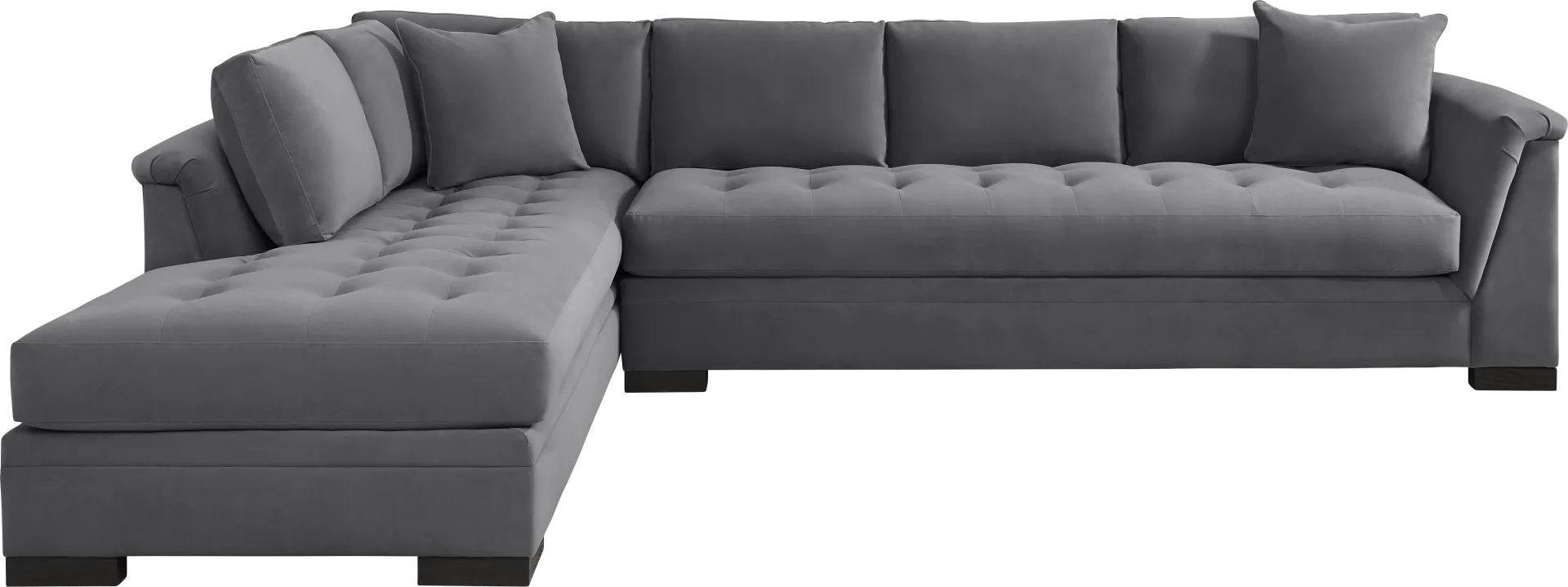 Harper Steel 2 Pc XL Sectional - Image 1