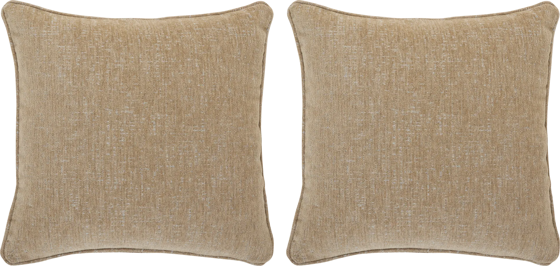 Mentor Wren Mocha Indoor/Outdoor Accent Pillow, Set of 2 - Image 1