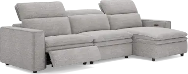 3 pc all dual power reclining sectional