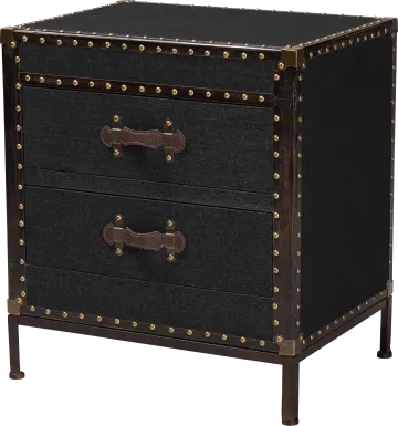 Brownsy I Black End Table