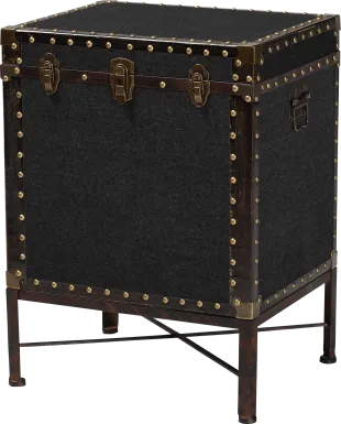 Brownsy II Black End Table