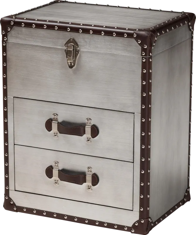 Cardinaly Silver End Table