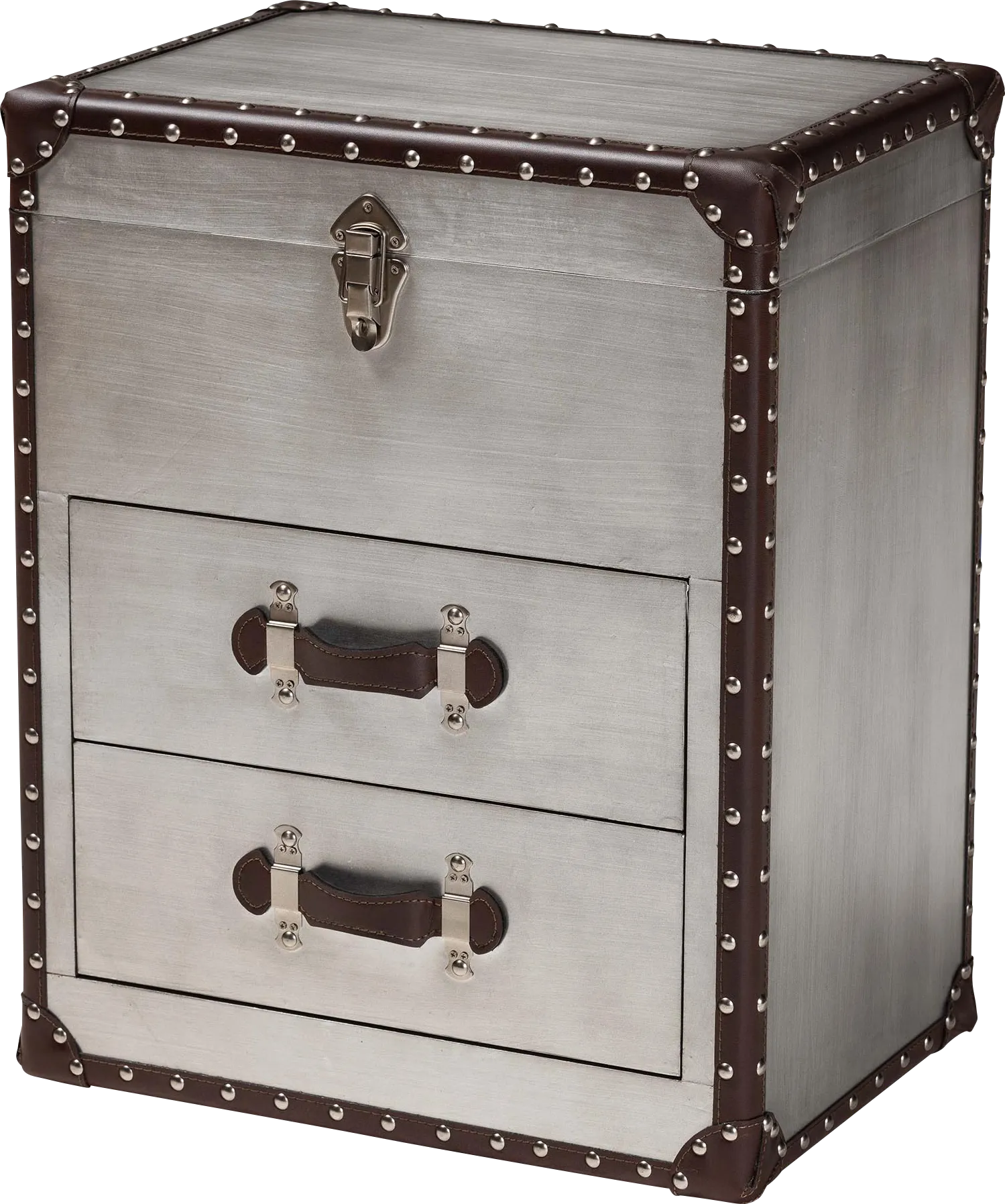 Cardinaly Silver End Table - Image 1