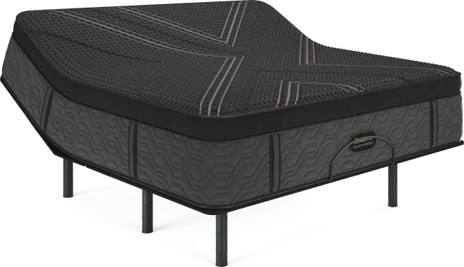 Beautyrest Black Hybrid Series Two Medium Apex Top King Mattress Set with Head Up Only Base