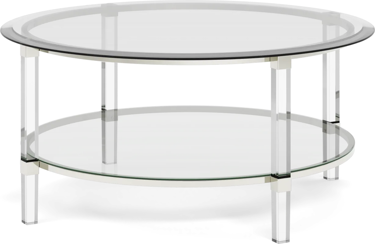 Varna Silver Round Cocktail Table