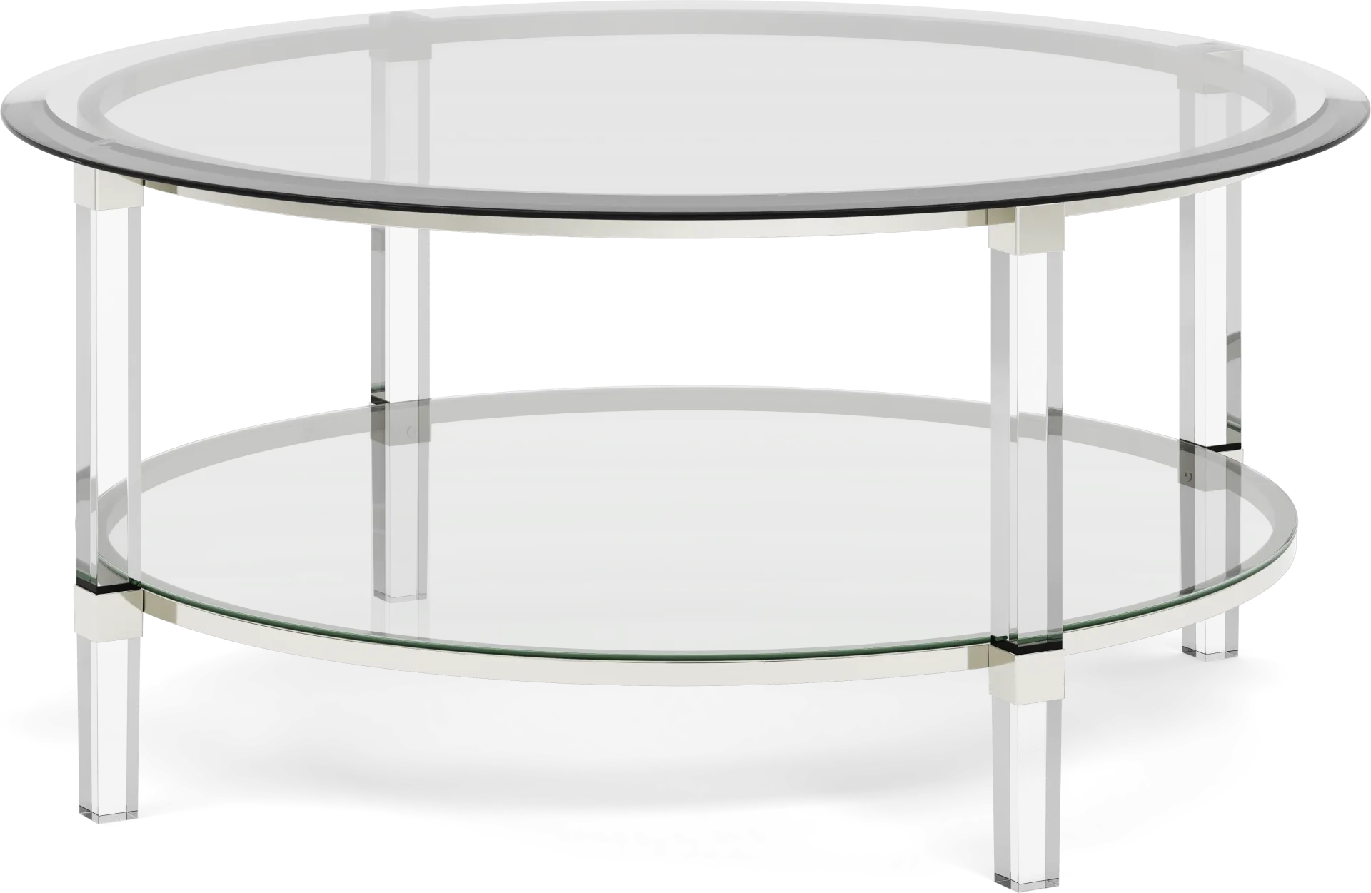 Varna Silver Round Cocktail Table - Image 1