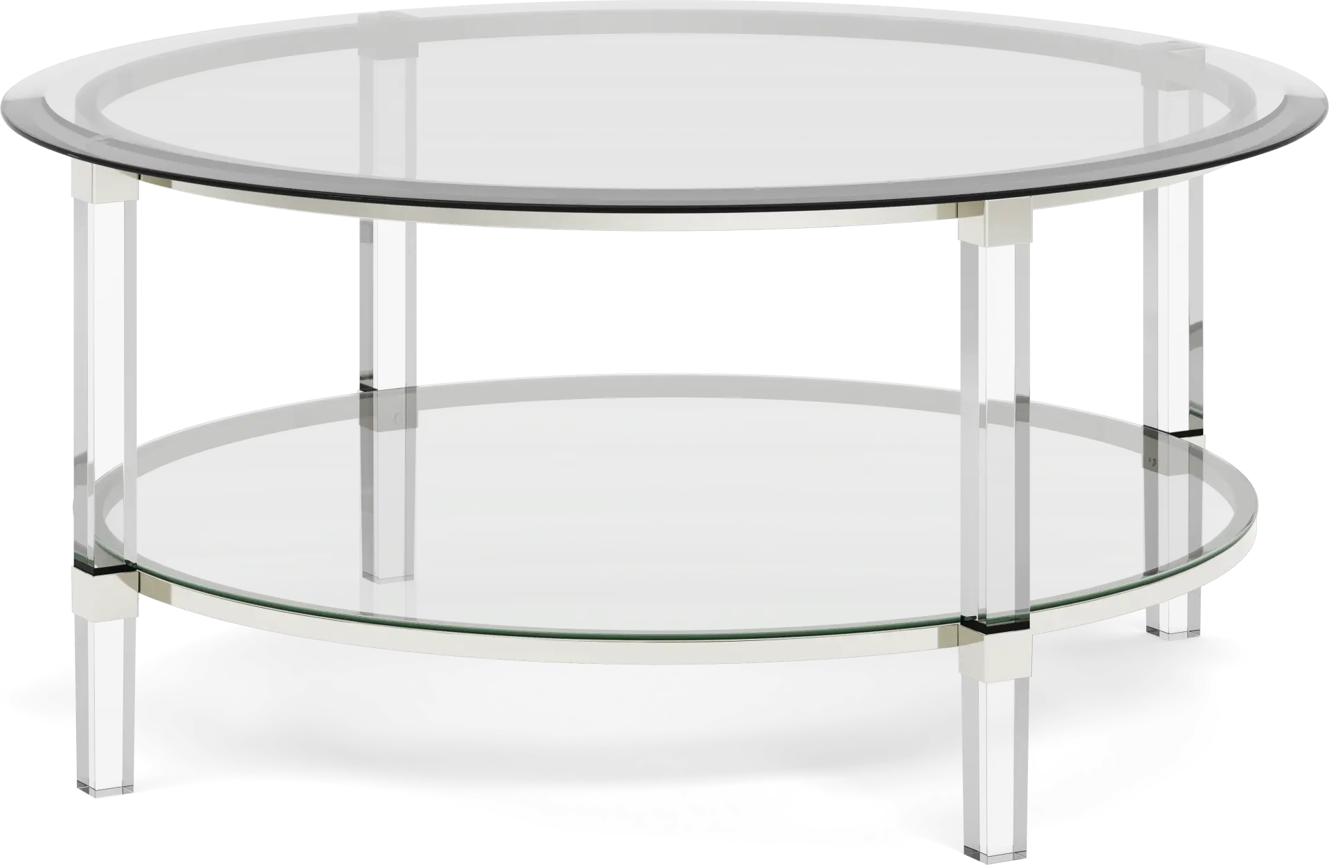 Varna Silver Round Cocktail Table
