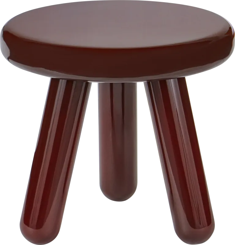 Frunder Red Accent Table