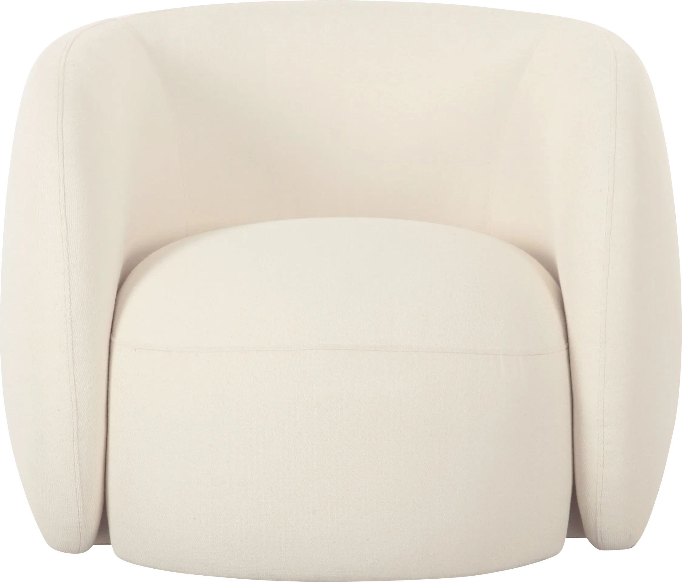 Dollava White Accent Chair - Thumbnail - Image 1