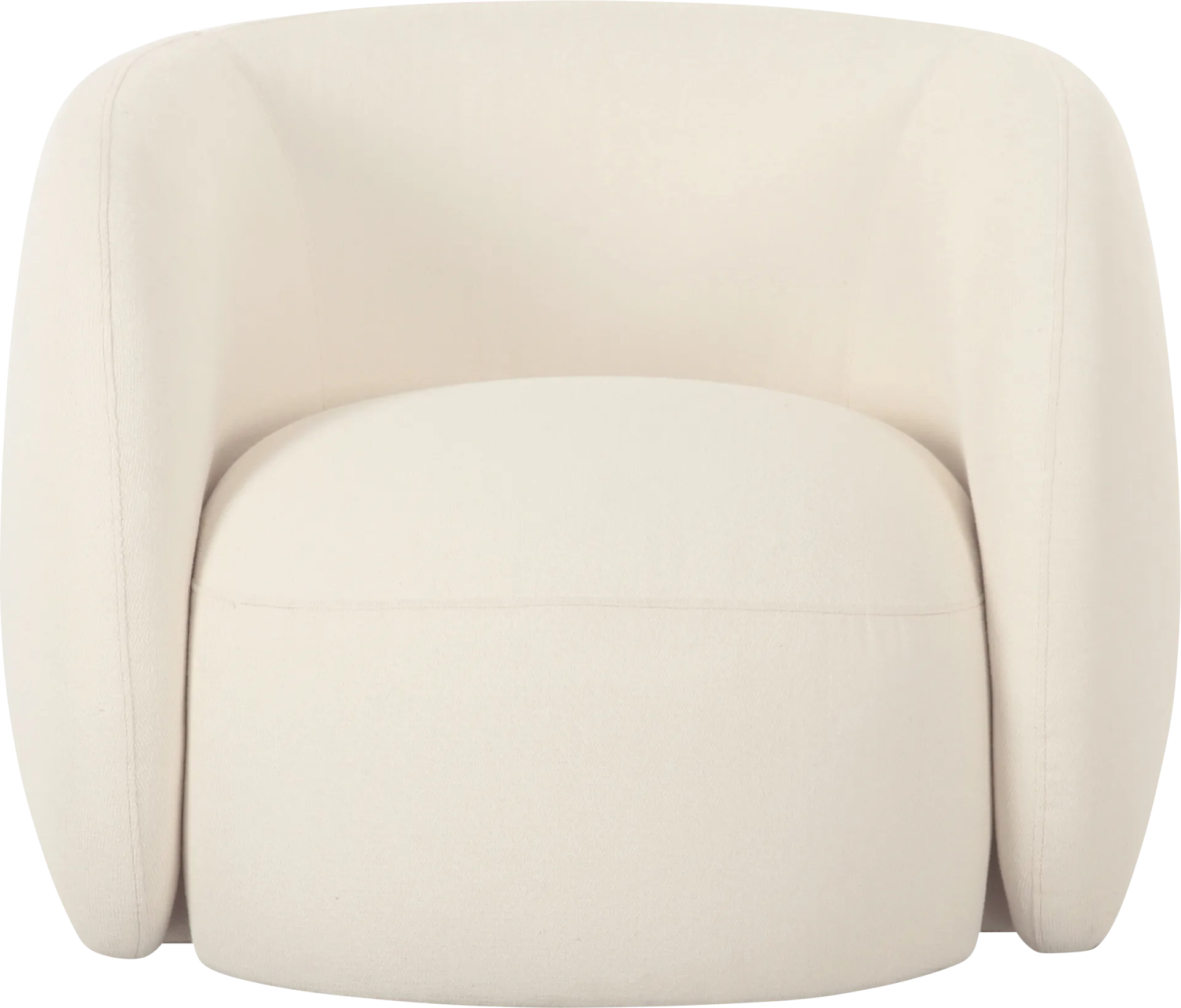Dollava White Accent Chair - Image 1