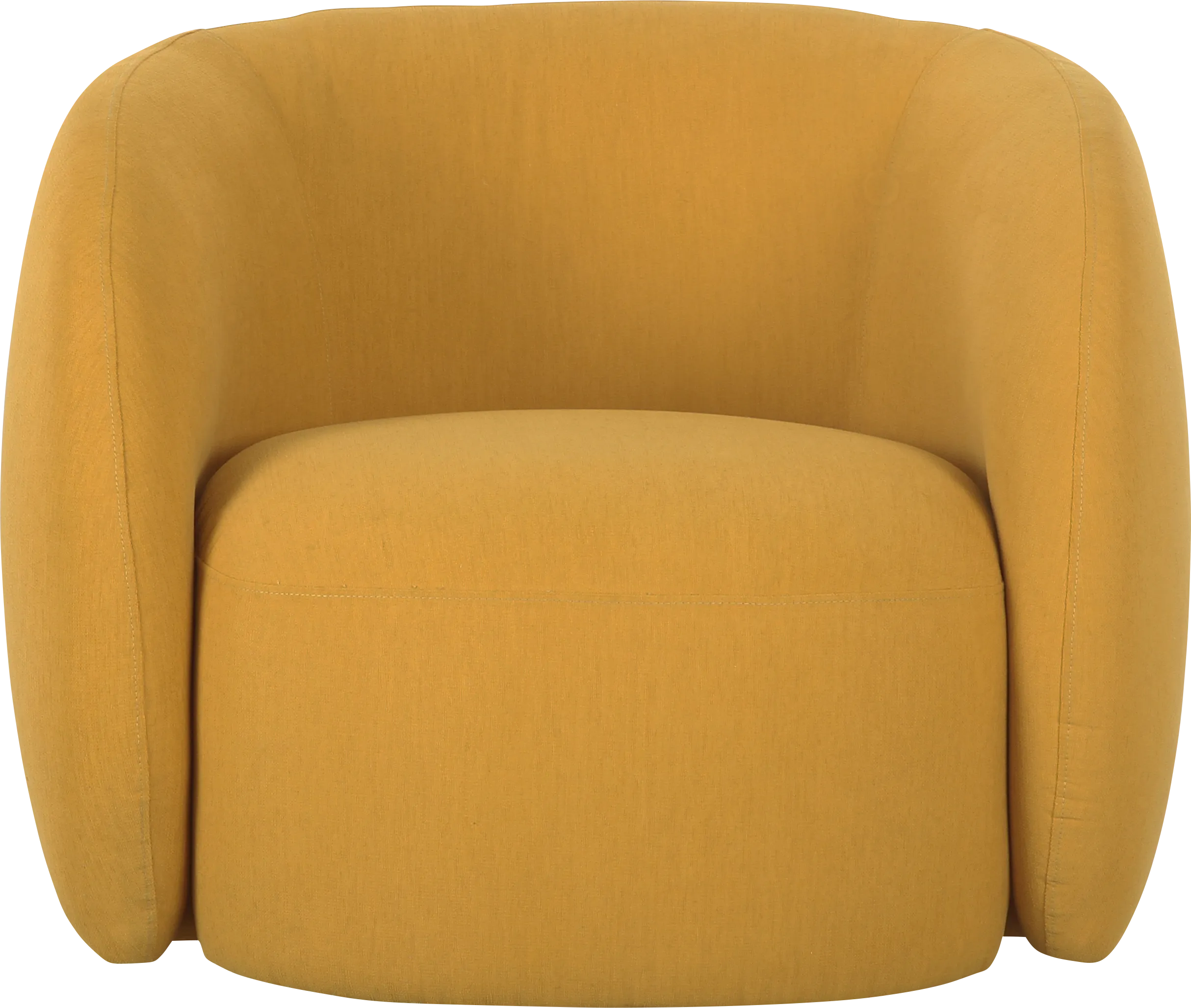 Dollava Yellow Accent Chair - Thumbnail - Image 1