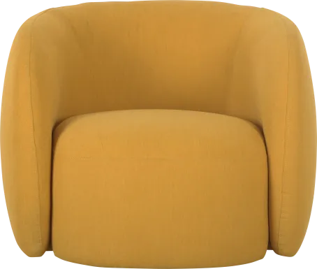 Dollava Yellow Accent Chair