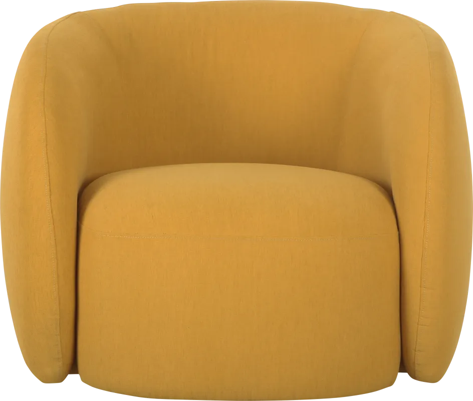 Dollava Yellow Accent Chair