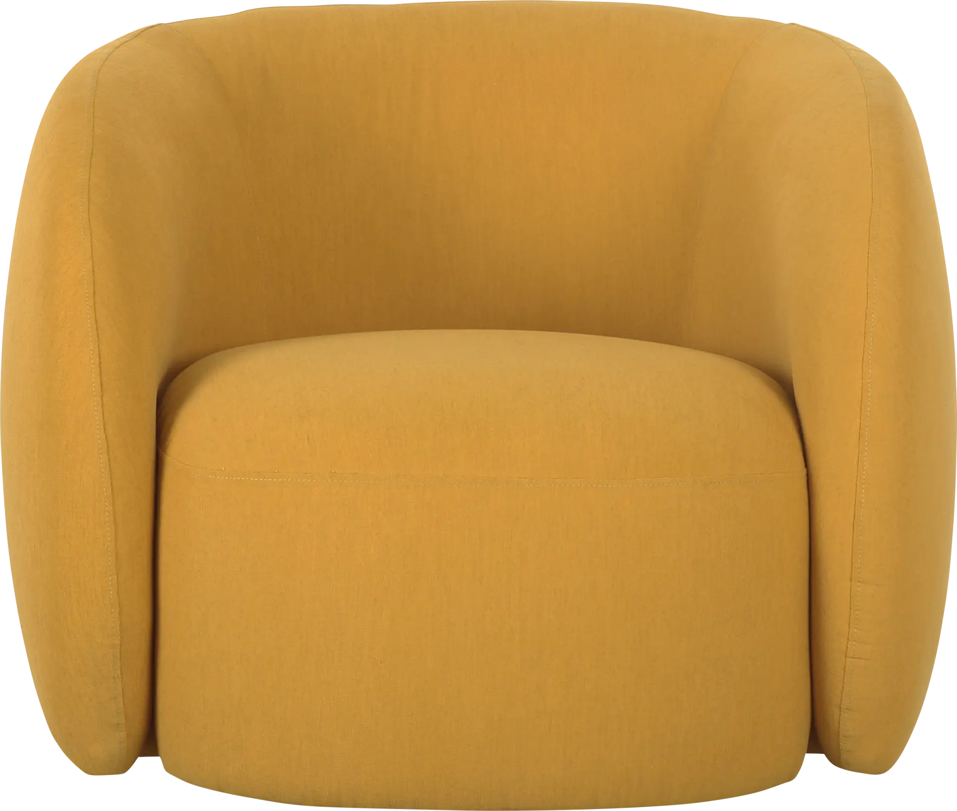 Dollava Yellow Accent Chair