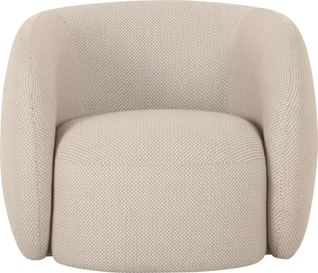 Dollava Beige Accent Chair