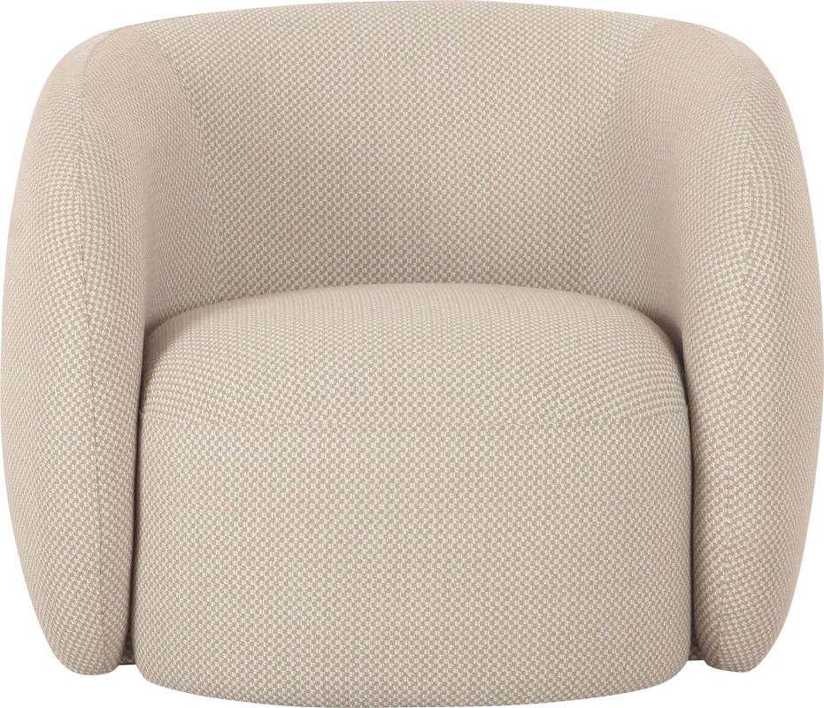 Dollava Beige Accent Chair