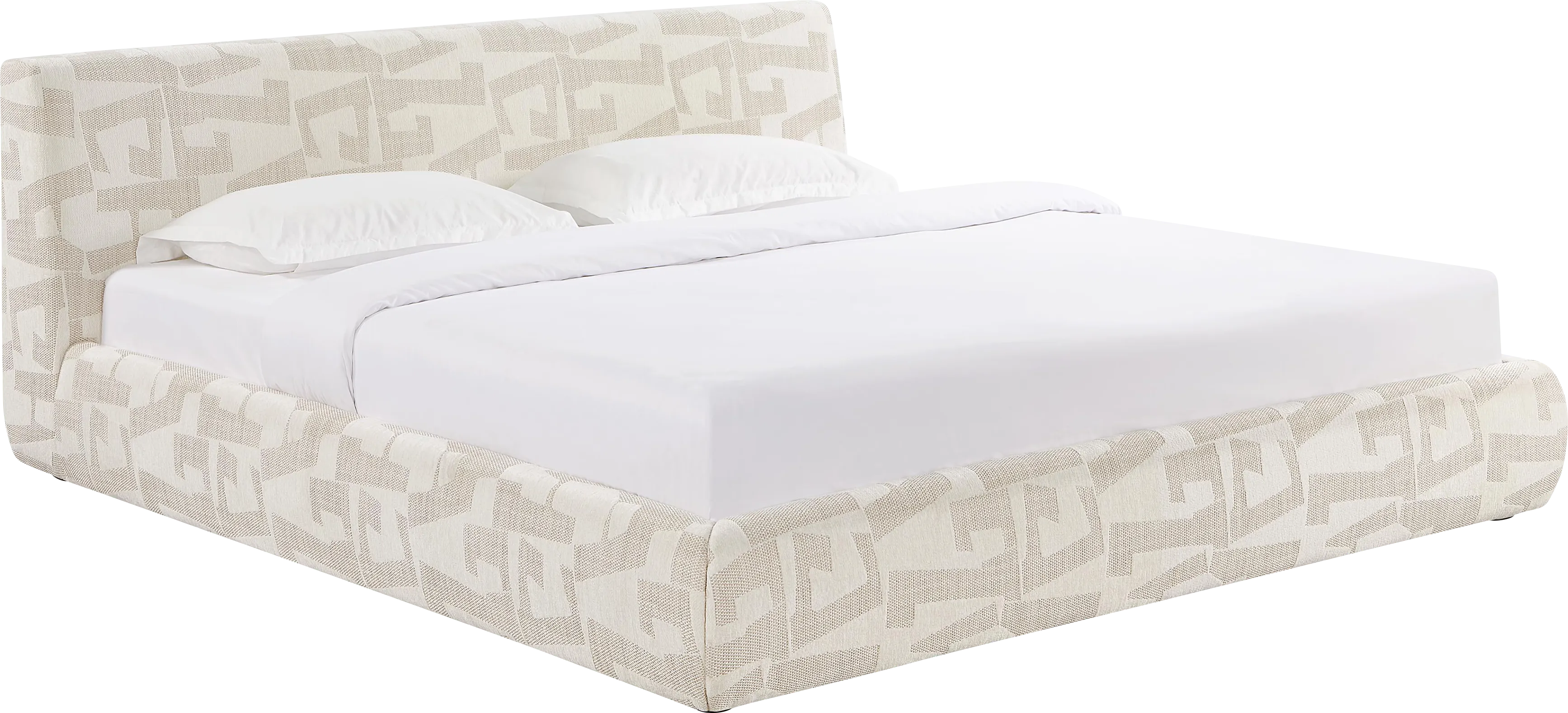Forswall II Cream King Bed - Thumbnail - Image 1