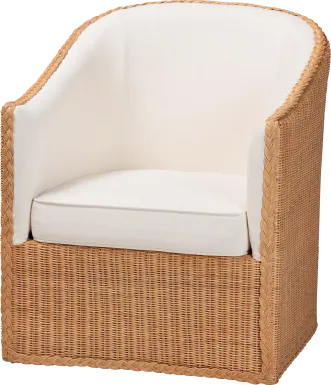 Bessia Brown Accent Chair