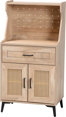 Meiney Brown Kitchen Cabinet