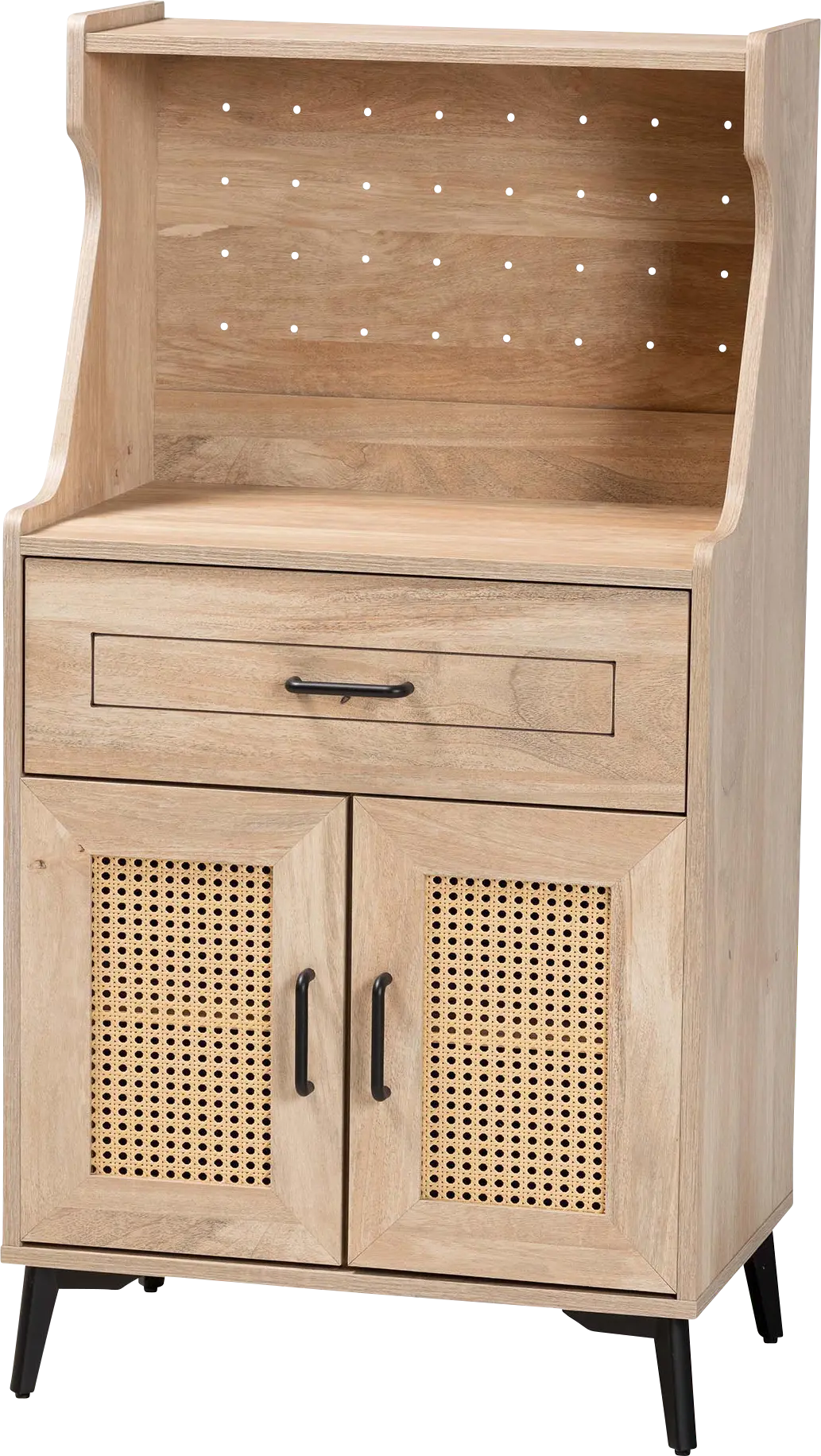 Meiney Brown Kitchen Cabinet
