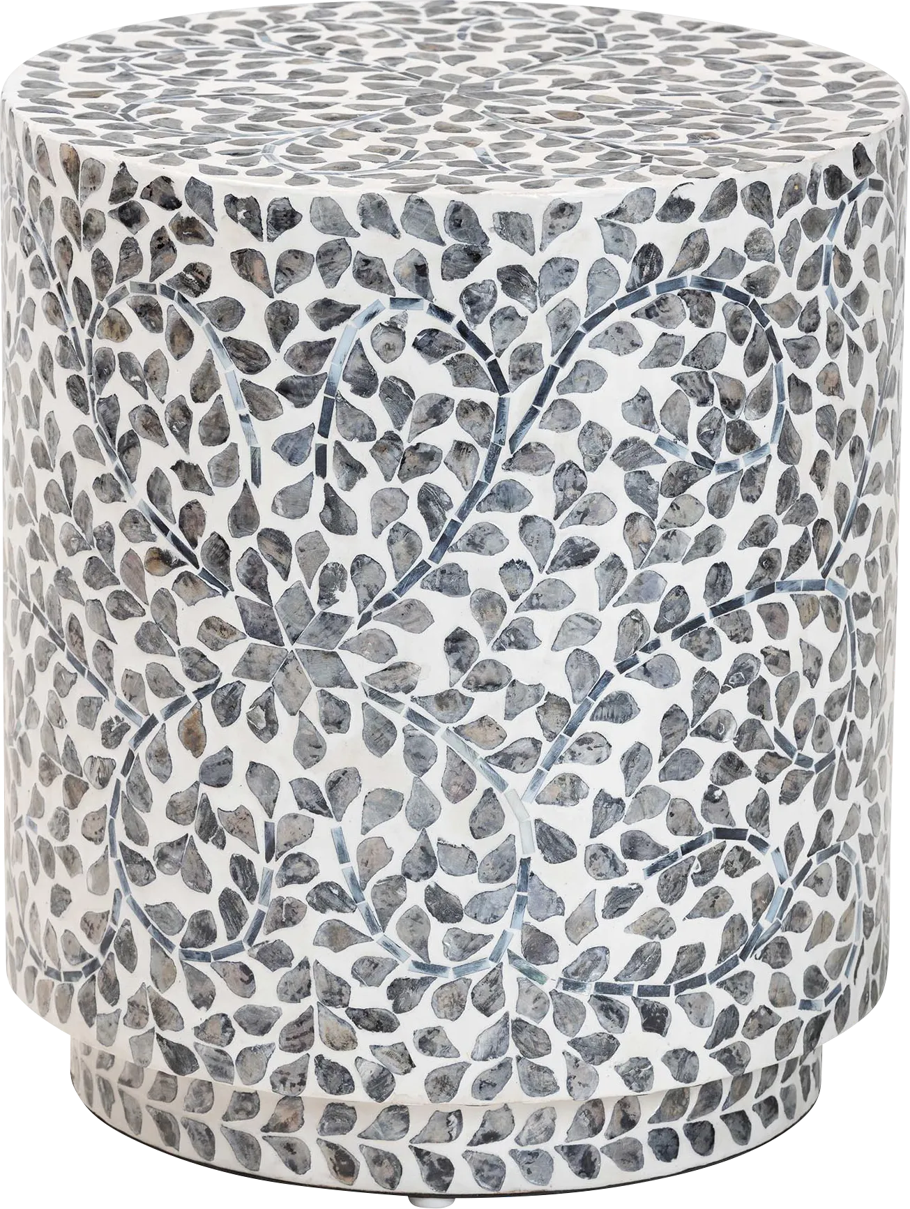 Hannaiy White and Black Stool - Image 1