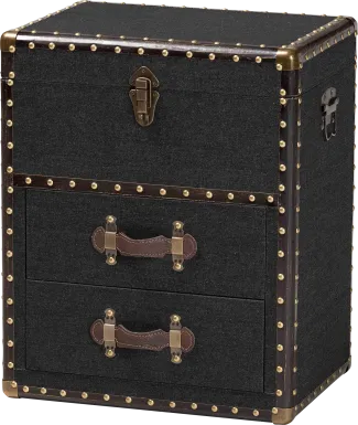 Meriwethery Black Storage Cabinet