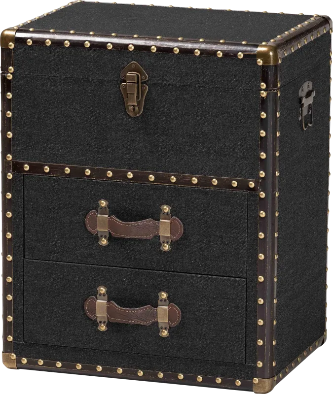 Meriwethery Black Storage Cabinet