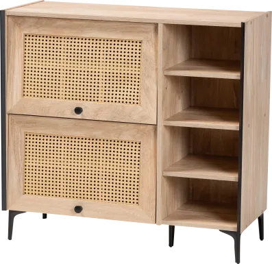 Mautzy Brown Storage Cabinet