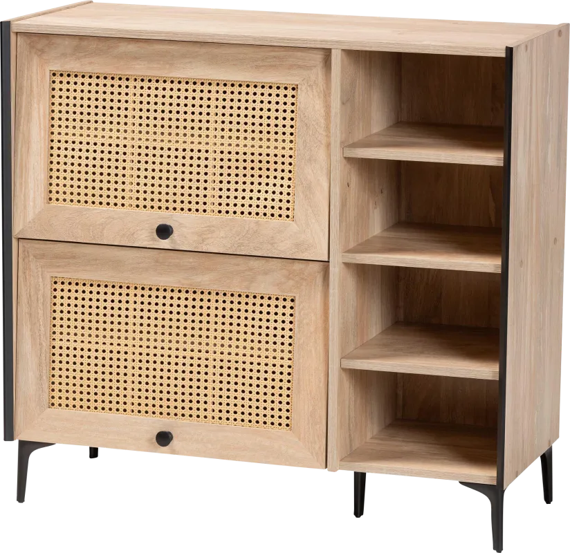 Mautzy Brown Storage Cabinet