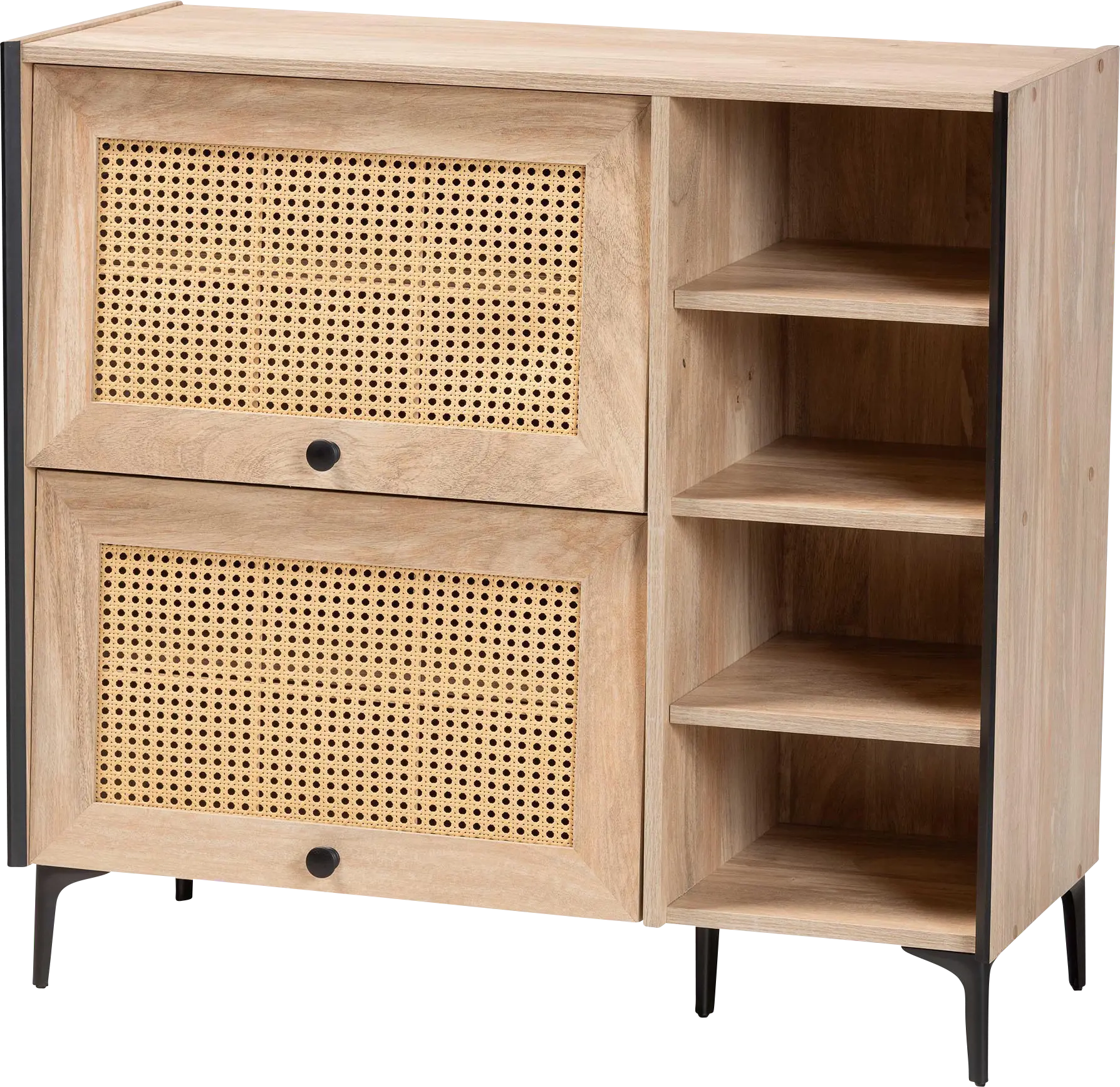 Mautzy Brown Storage Cabinet
