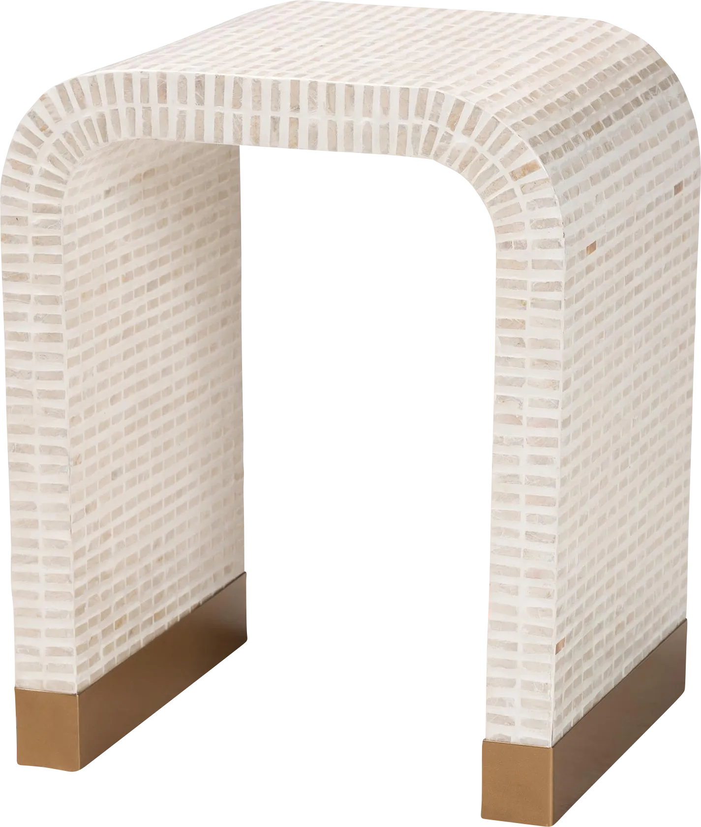 Skihi White End Table - Image 1