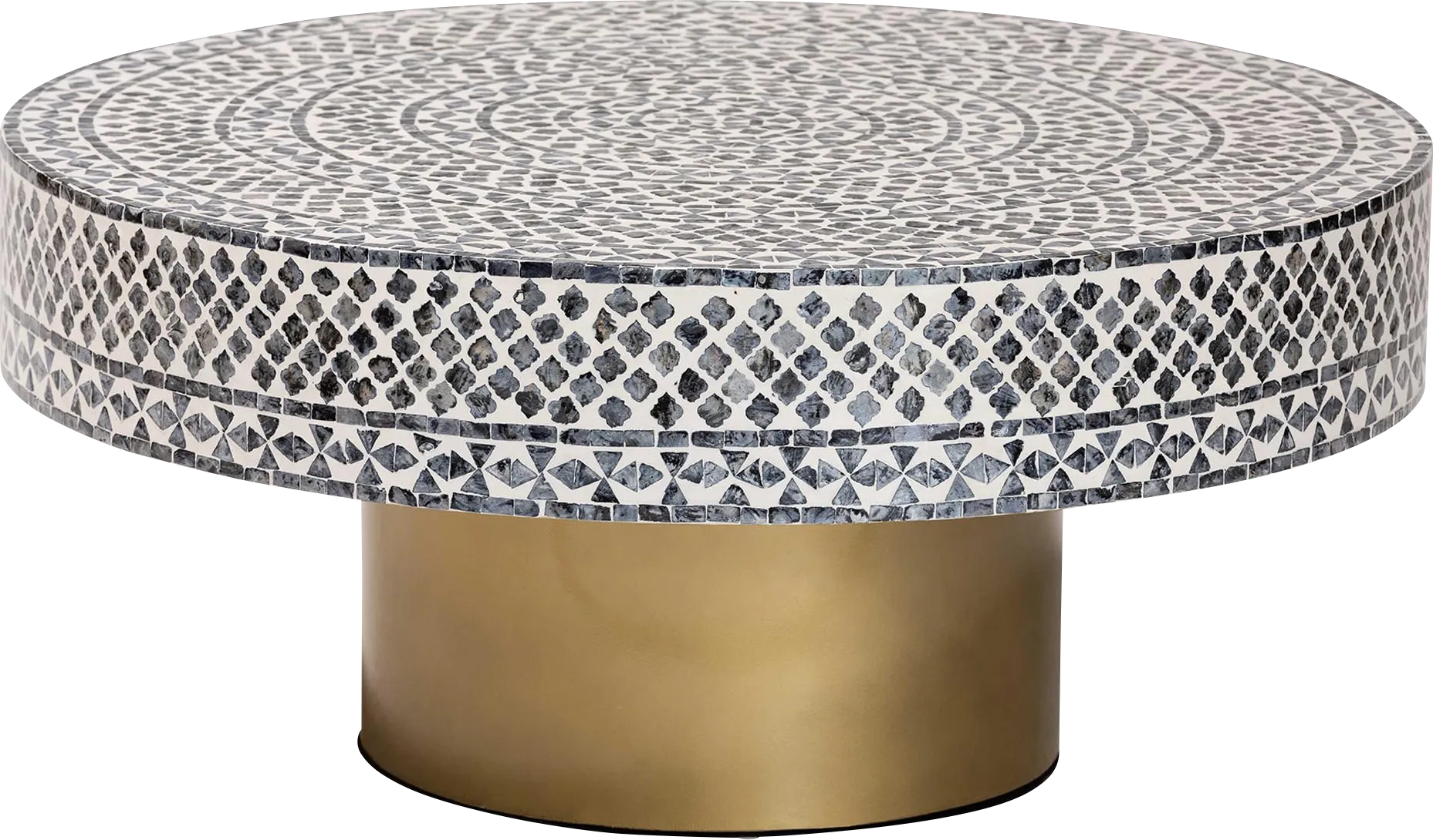 Hildrethy Gold Cocktail Table - Thumbnail - Image 1