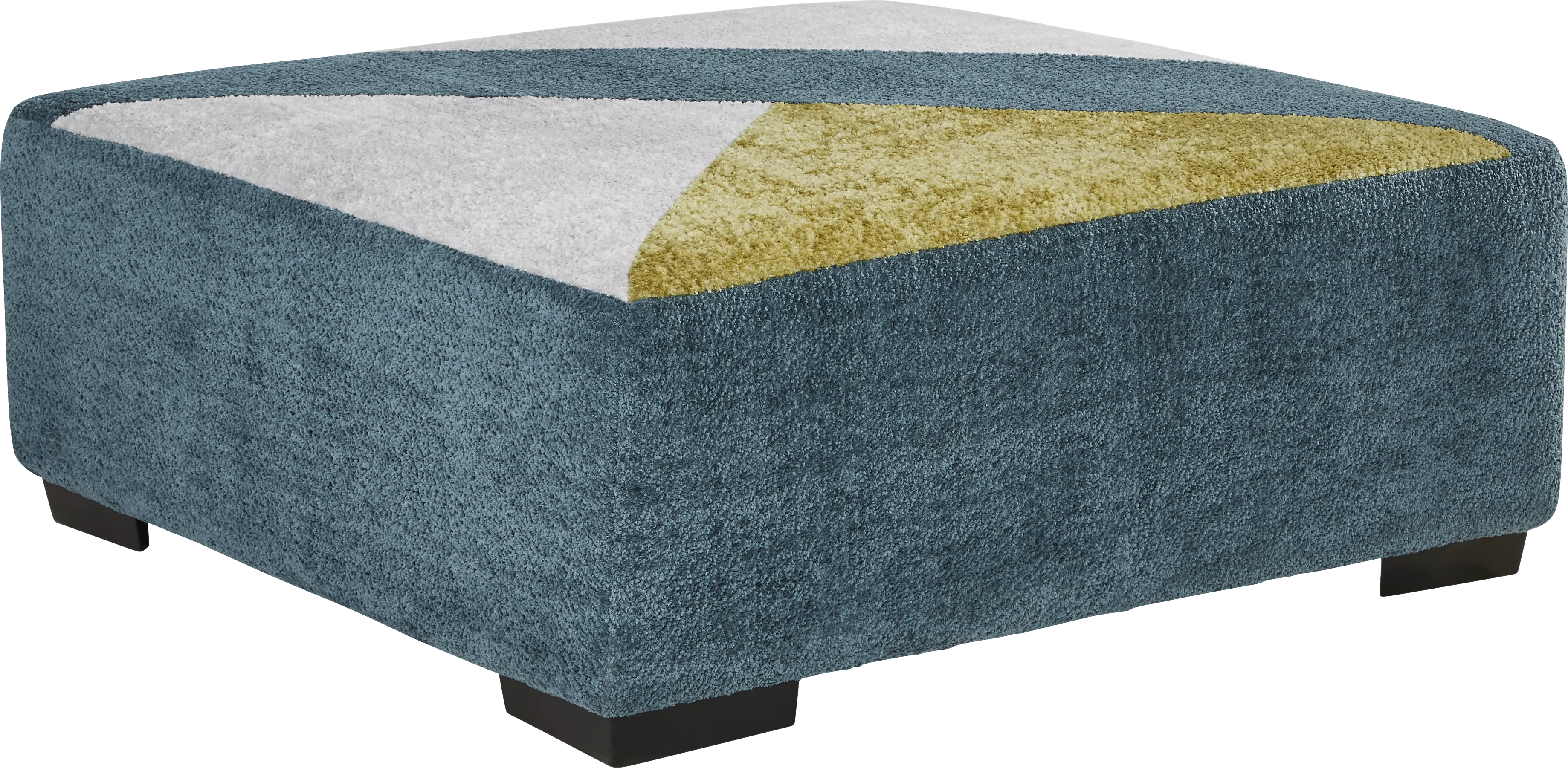 Perry Teal 5 Pc Sectional Living Room - Thumbnail - Image 8