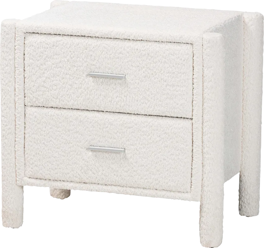 Amdahl White Nightstand