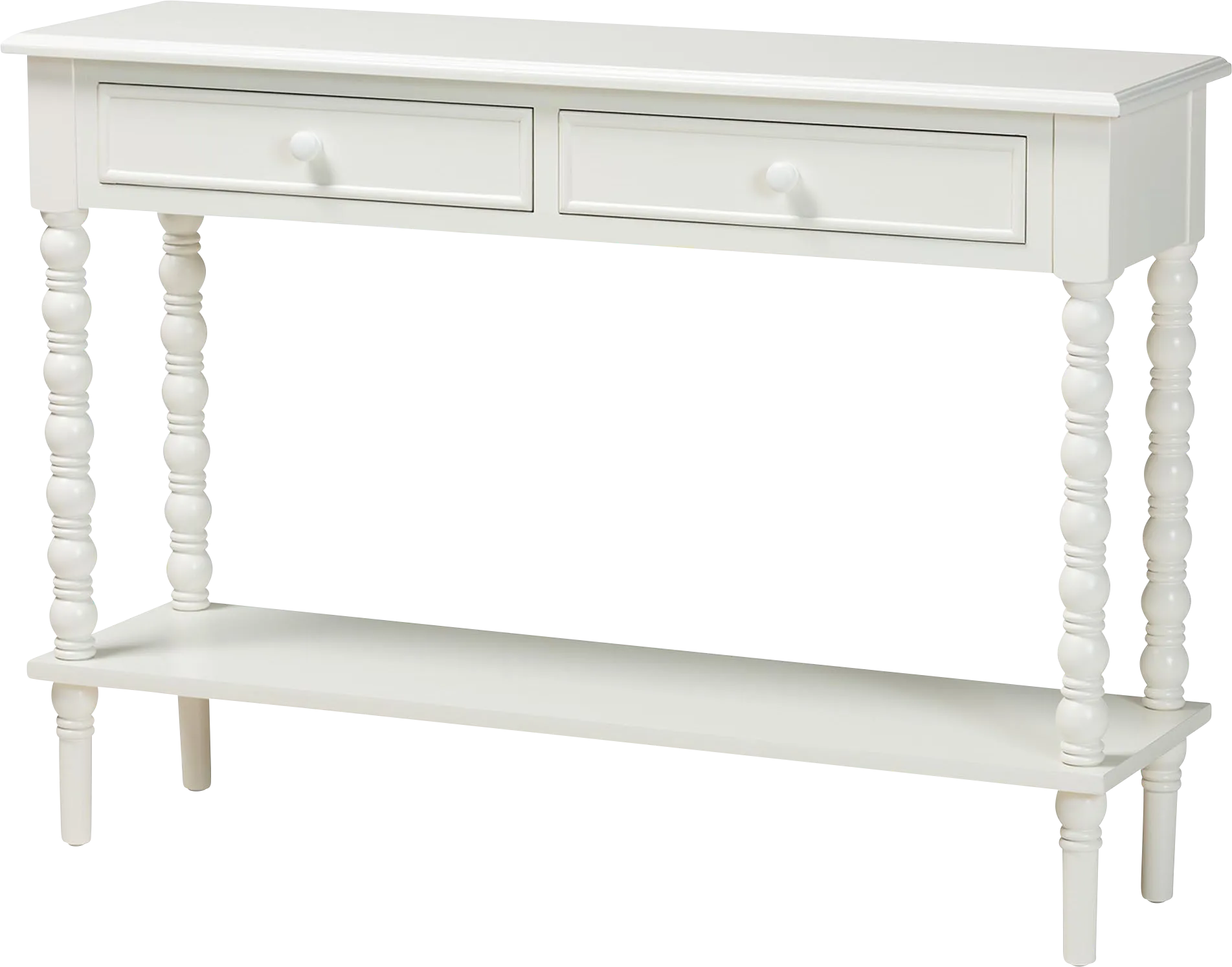 Aurich White Sofa Table - Thumbnail - Image 1