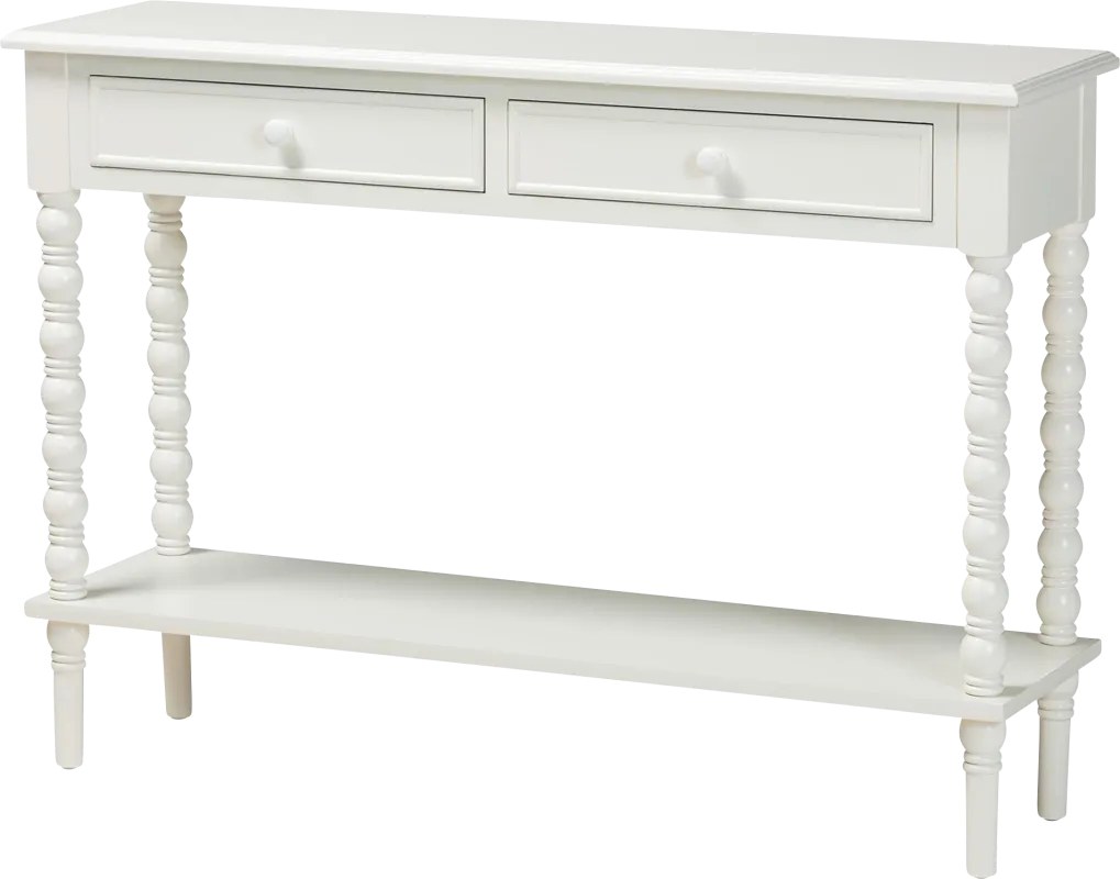 Aurich White Sofa Table