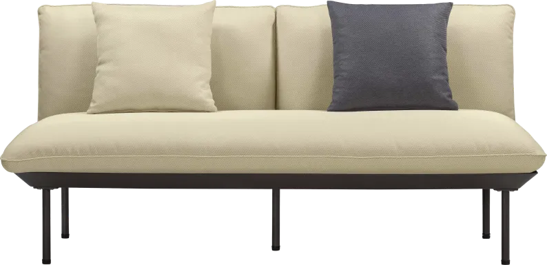 Outdoor Laurine Beige Loveseat