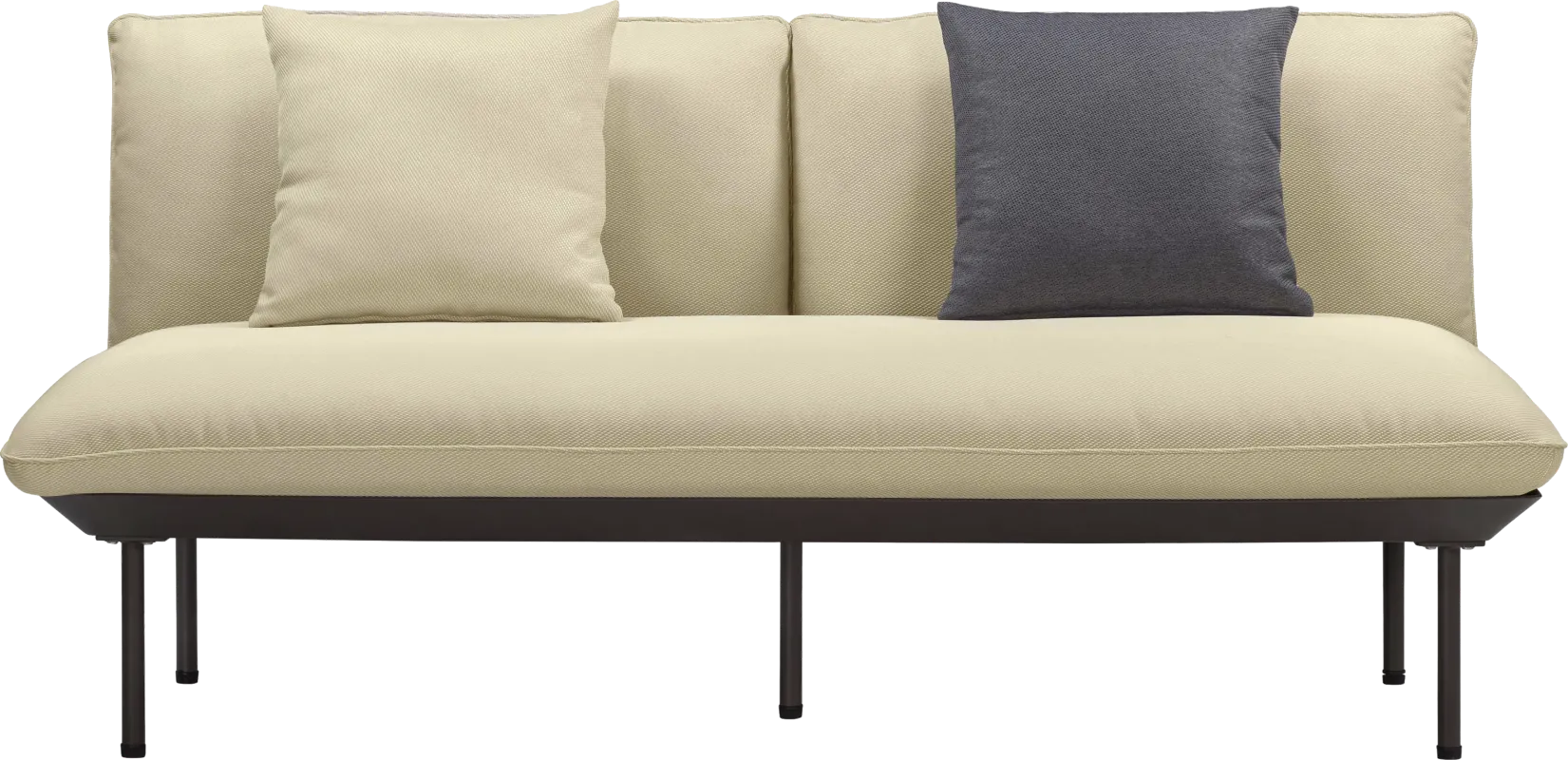 Outdoor Laurine Beige Loveseat