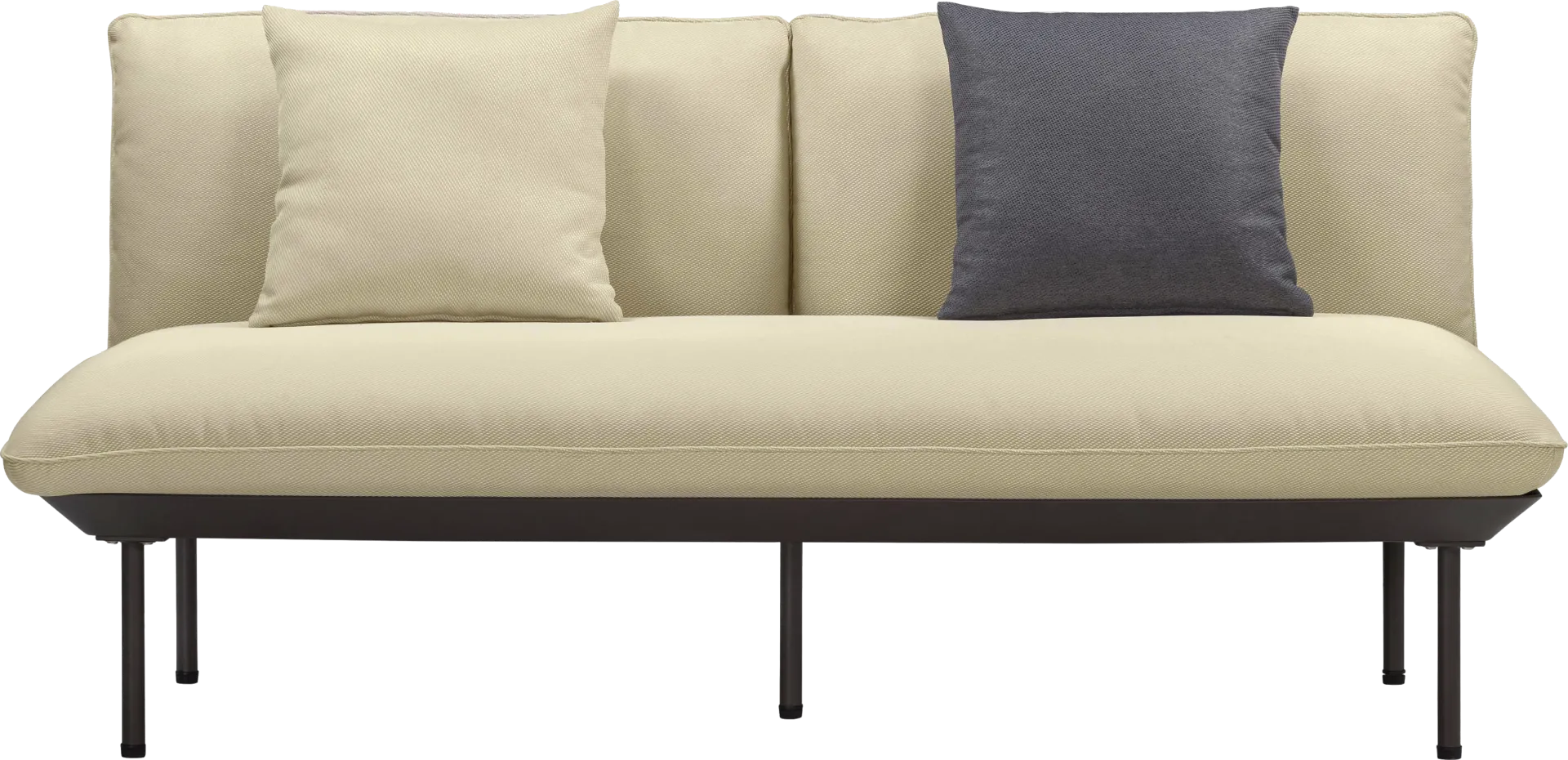 Outdoor Laurine Beige Loveseat - Image 1