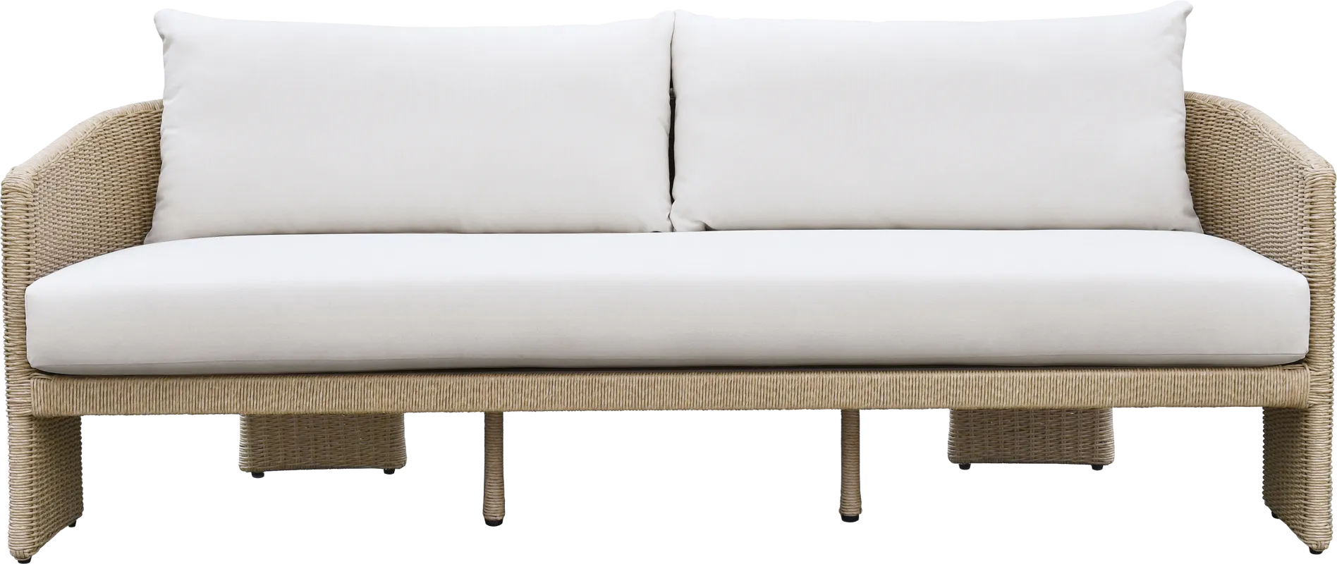 Outdoor Bresnahan Cream Sofa