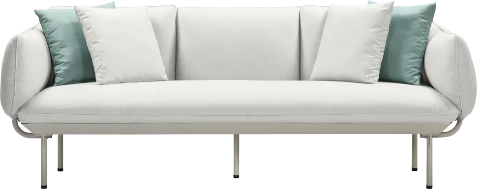 Outdoor Laurine Light Gray Sofa