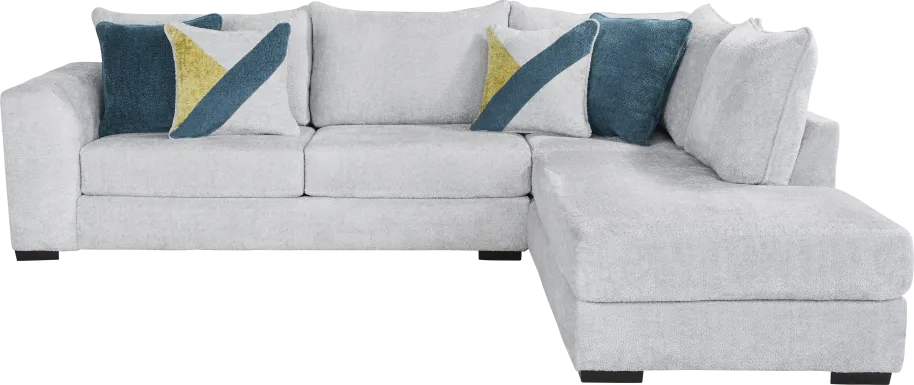Perry Gray 2 Pc Sectional